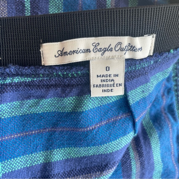 American Eagle Aztec Mini Skirt Size 0 - Picture 6 of 9